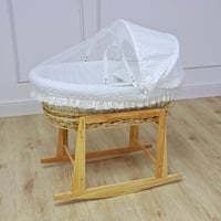 سلة موسى اكس حامل هزاز خشبي