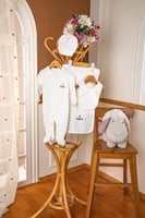 طقم ولادة​ أبيض 4 قطع