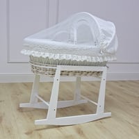 سلة موسى اكس حامل هزاز ابيض