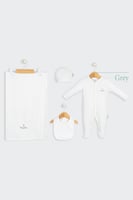 طقم ولادة​ أبيض 4 قطع