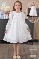 فستان بناتي قصير