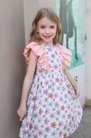 فستان قطن ملون