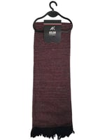 شال شتوي تركي جوخ احمر على اسود