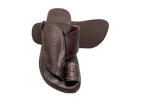 نعال وطني رجالي بني محروق T16