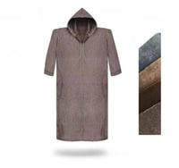 قميص رجالي مغربي مع فرو مخمل