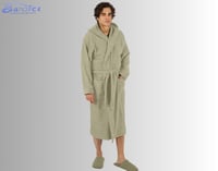 طقم روب استحمام بانوتكس مع قبوع قطن 100% - 3 قطع