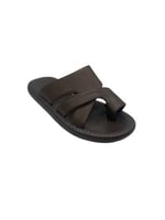 نعال ولادي 5 جي 13608 بني محروق