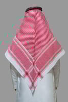 شماغ البسام ختم اسود انجليزي