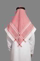 شماغ البسام البصمه 4 لون غامق