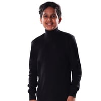 فانلة دروش ولادي شبابي كم طويل رقبة اسود