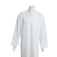 دشداشة كويتي رجالي أبيض