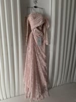 فستان زهري دانتيل سهره راقي