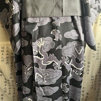 يوكاتا رجالي شكل التنين مع الحزام