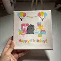 لوحة happy birthday