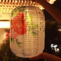 فانوس شكل ورود صيني -إيجار