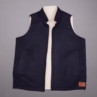 صديرية دبل فيس شبابي | كحلي ×ابيض