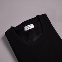 فنيلة شتوية رجالي كم طويل اسود فرو | فيتالي