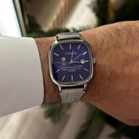 ساعة كاسيو السعودية اسود مع ابيض