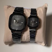 طقم ساعة كاسيو بشعار المملكة