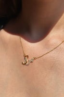 سلسال حرفين مع فصوص أنيقه