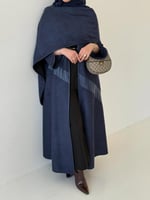 طقم الشتاء عبايه + سديري (اختياري)