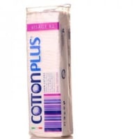 قطن طبيعي 100% لإزالة المكياج من قطن بلاس 80 حبة