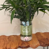 بامبو طبيعي في فازة زجاجية – هدية منزل مبارك - زيا...