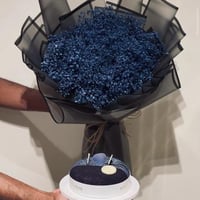 هدية هلالية الفاخرة مع كيك بلو فلفت أني وداني - لم...