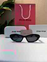 نظارة miu miu إطار أسود - عدسة أسود