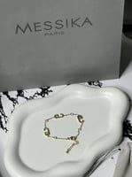 أسوارة MESSIKA معدن ذهبي بكريستالات