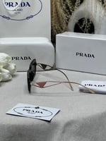 نظارة PRADA أطار ذهبي -وردي