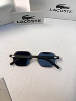 نظارة Lacoste - إطار اسود - عدسة مدرج