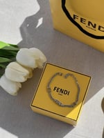طقم FENDI معدن فضي