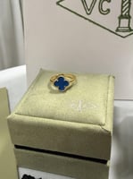 خاتم Van cleef ذهبي - أزرق