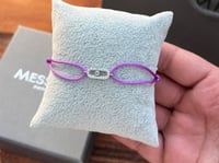 أسوارة MESSIKA خيط ملون فضي