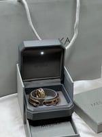 أسوارة مع خاتم MESSIKA معدن ذهبي