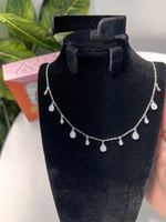 سلسال الدمعه فضة عيار 925