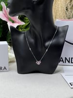 سلسال باندورا PANDORA قلب وردي مع كرستال