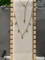 سلسال مع حلق MESSIKA معدن ذهبي