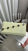 إسوارة Van cleef ذهبي - أزرق مموج