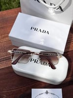 نظارة PRADA ذهبي عدسة بني