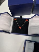 طقم شومية ذهبي احمر