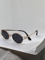 نظارة MIU MIU أطار ذهبي - عدسه اسود