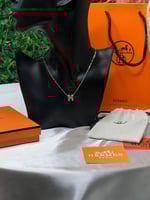 سلسال HERMES معدن ذهبي