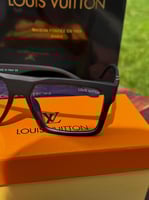 نظارة LOUIS VUITTON- اطار اسود - عدسة شفافه