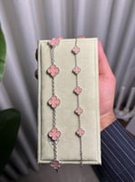 إسوارة Van cleef فضي - كبير + مني