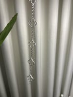 إسوارة Van cleef فضي - شفافه