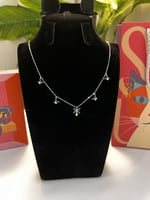 سلسال الزهور اخظر فضة عيار 925