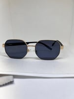 نظارة Lacoste - إطار اسود - عدسة مدرج