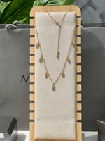 سلسال مع حلق MESSIKA معدن ذهبي